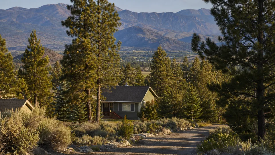 Foothill homes among pine and sage landscapes in Verdi