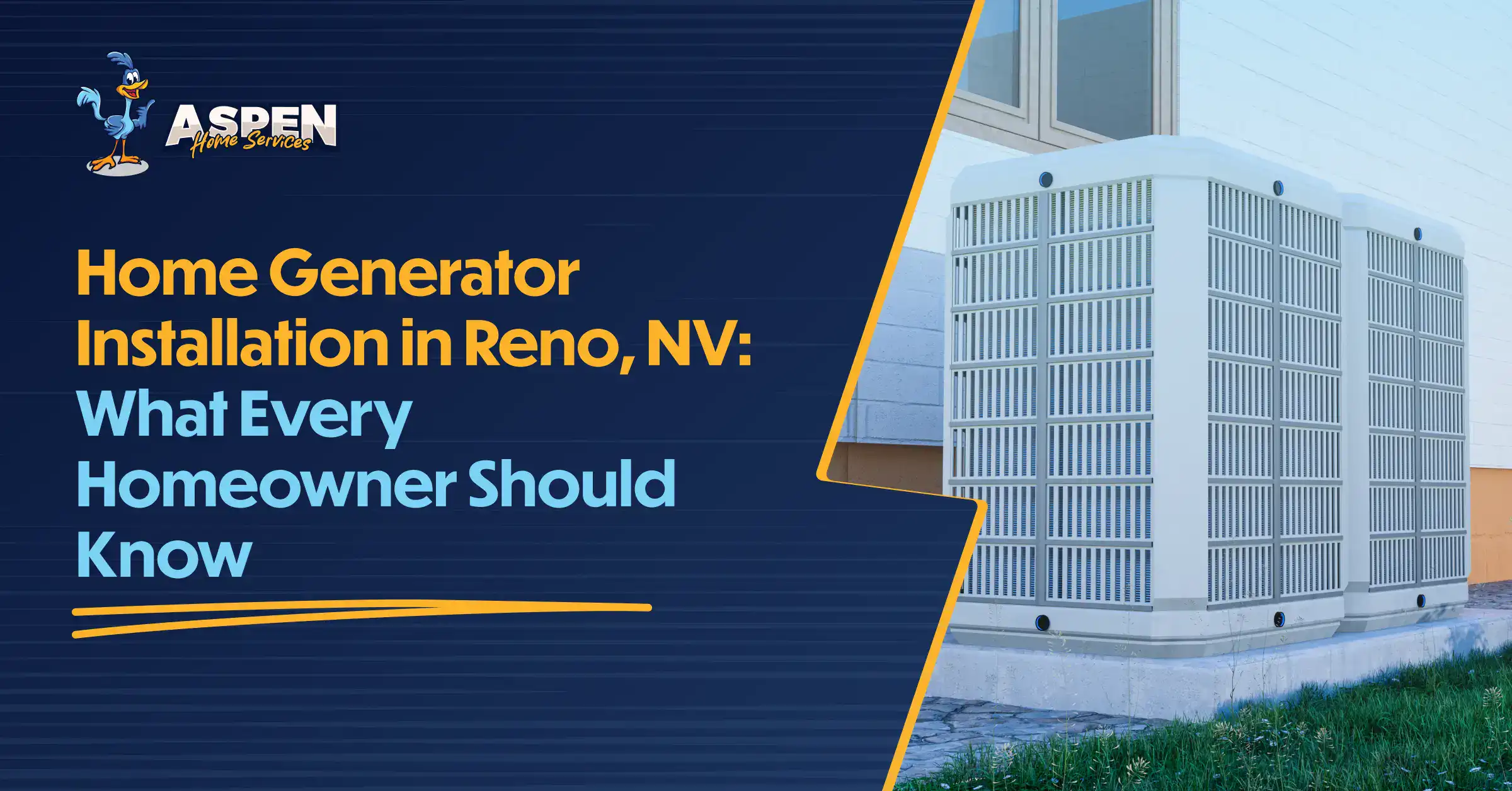 Home Generator Installation in Reno